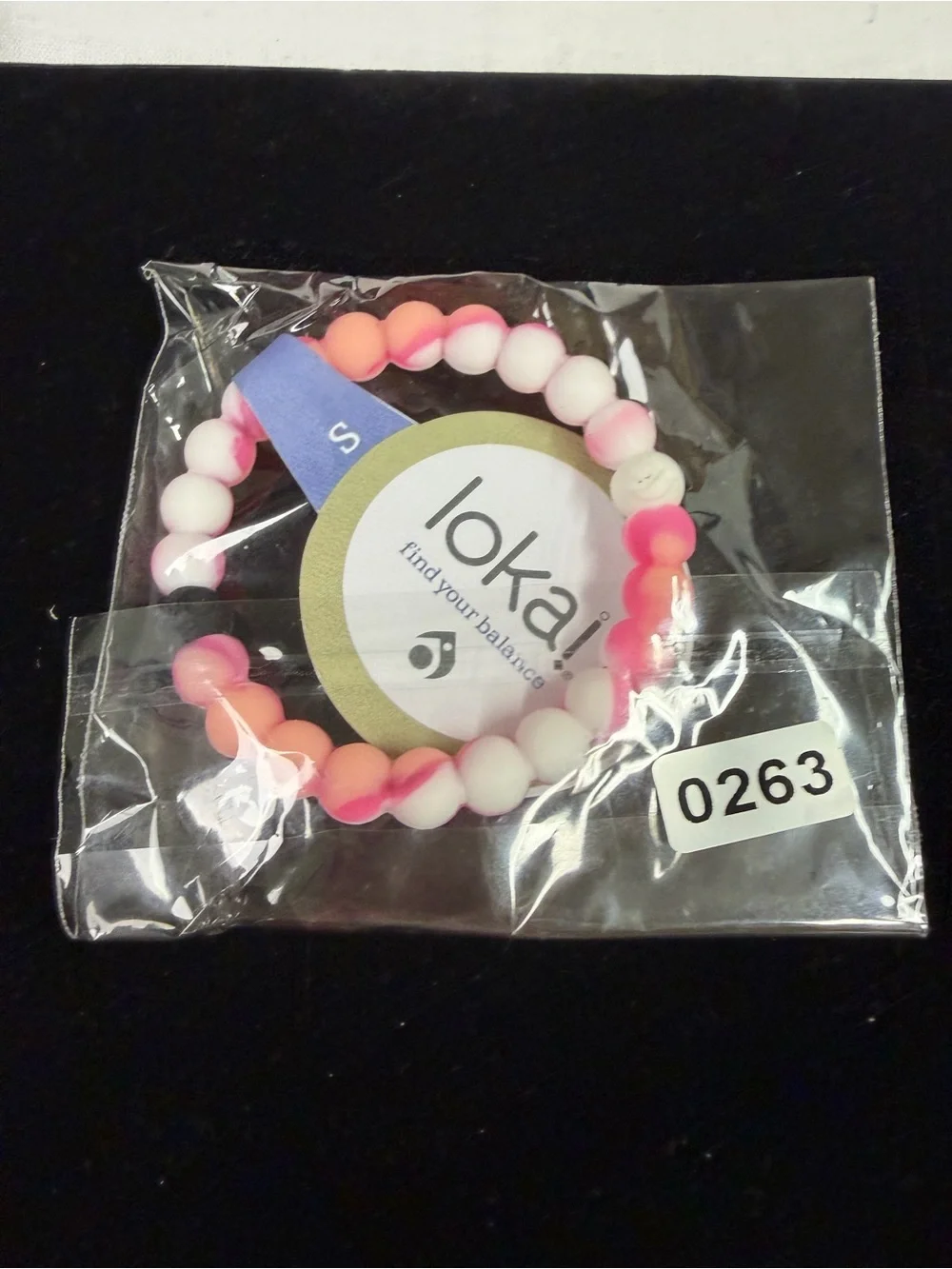 Loka Kids Pink & White Beaded Bracelet